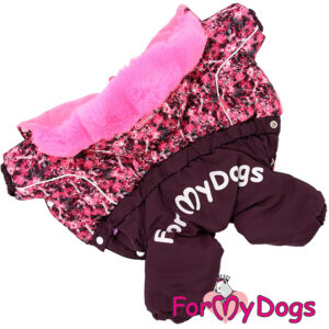 ForMyDogs | Overall – “Pink/burgundy”, Female