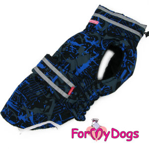 ForMyDogs Gravhund | Vinterjakke, “Blue” Unisex, TM1